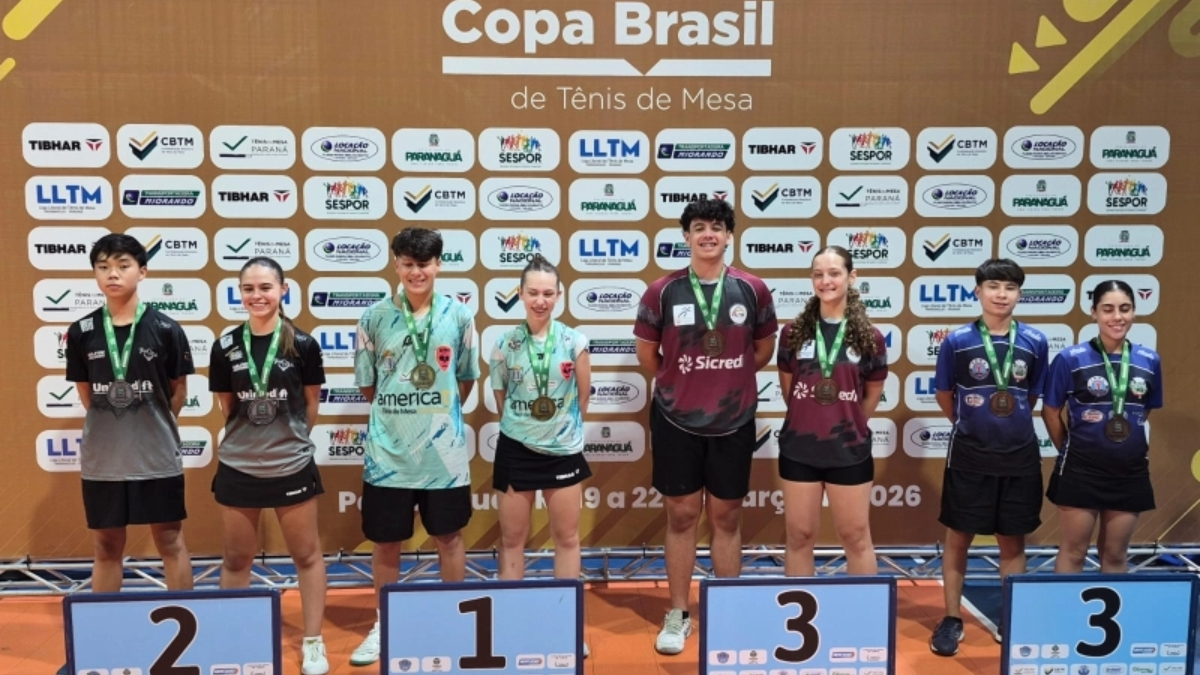 Marília ganha destaque com atletas do Tênis de Mesa