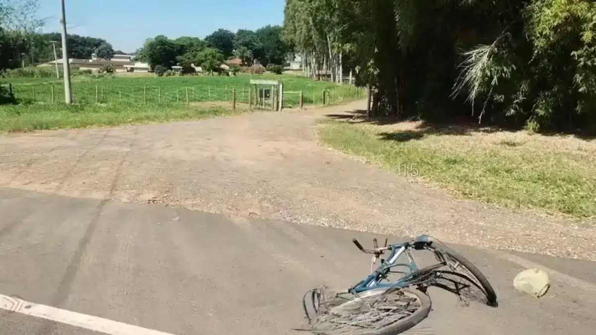 Ciclista morre após acidente com caminhão em rodovia de Lupércio