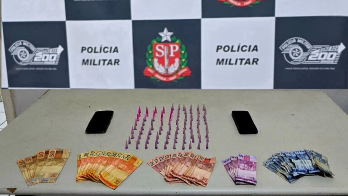 Fuga frustrada termina com dupla presa por tráfico em Pompeia