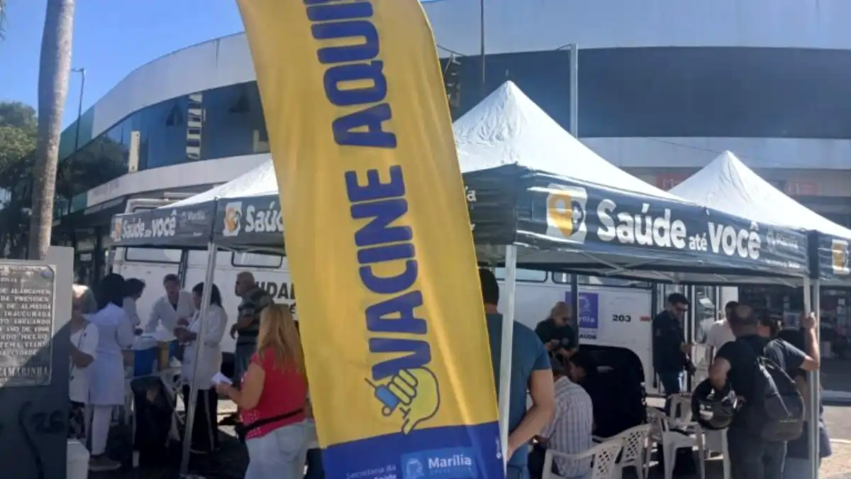 Marília reforça vacinação contra gripe neste sábado
