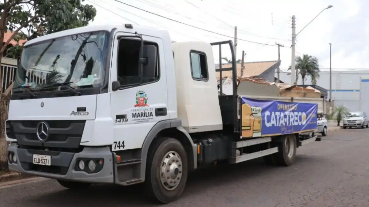 Operação Cata-Treco chega a bairros da zona sul de Marília
