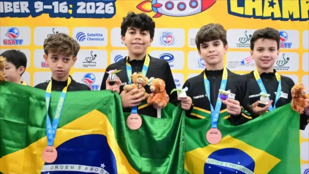 Mariliense fica com bronze no Pan-Americano de Tênis de Mesa