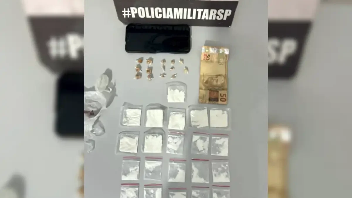 Segunda prisão por tráfico em menos de 24 horas - Foto: Divulgação/Polícia Militar