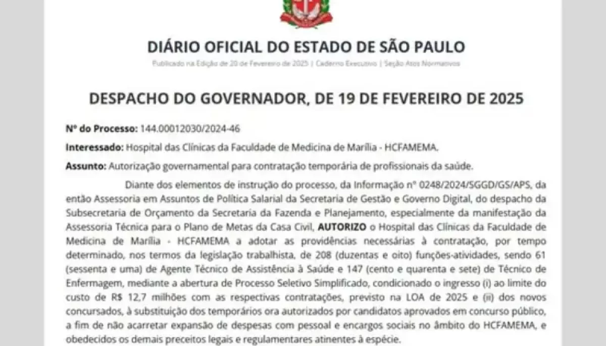 Foto: Reprodução/Facebook @hcfamema